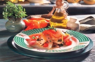 Pescado a la chorrillana